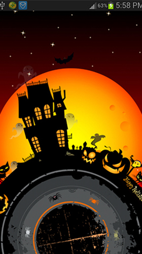 Télécharger Halloween , fond d'écran animé gratuit pour Android sur le bureau. 