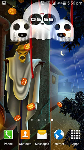 Télécharger Halloween: Chrono , fond d'écran animé gratuit pour Android sur le bureau. 