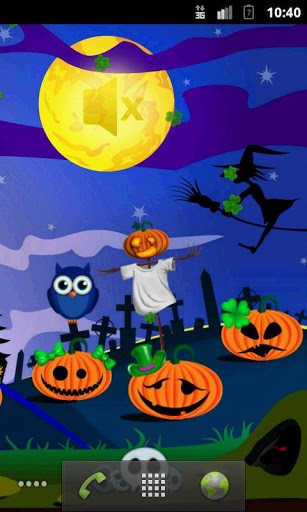 La citrouille de Halloween - télécharger gratuit un fond d'écran animé pour le portable.