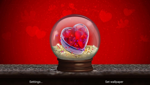 Monde d'amour  - télécharger gratuit un fond d'écran animé pour le portable.