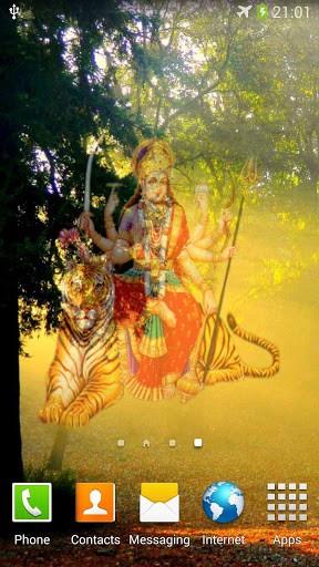 Magie de Durga et le temple - télécharger gratuit un fond d'écran animé pour le portable.