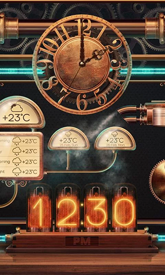 Temps mécanique  - télécharger gratuit un fond d'écran animé Météo pour le portable.
