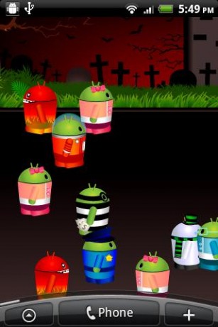 Ville des mini androides  - télécharger gratuit un fond d'écran animé Fantasy pour le portable.