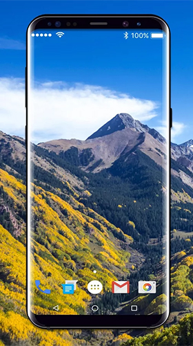 Télécharger Nature de montagnes HD , fond d'écran animé gratuit pour Android sur le bureau. 