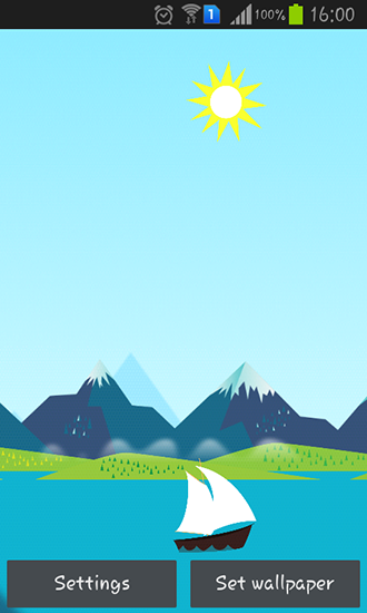 Montagnes maintenant - télécharger gratuit un fond d'écran animé Vecteur pour le portable.
