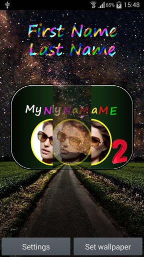 Télécharger gratuitement le fond d'écran animé Mon nom 2  sur les portables et les tablettes Android.