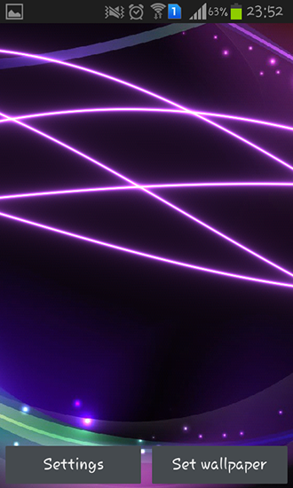 Vagues de néon - télécharger gratuit un fond d'écran animé Abstrait pour le portable.