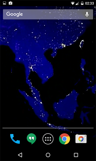 Planète de nuit  - télécharger gratuit un fond d'écran animé Espace pour le portable.