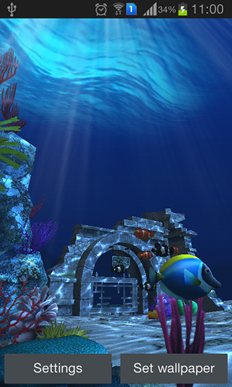Océan - télécharger gratuit un fond d'écran animé Aquariums pour le portable.
