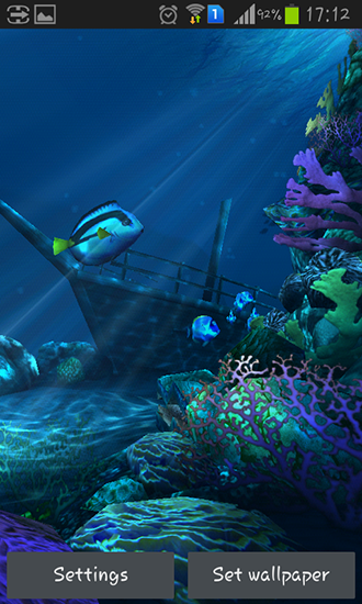 Ocean HD  - télécharger gratuit un fond d'écran animé Aquariums pour le portable.