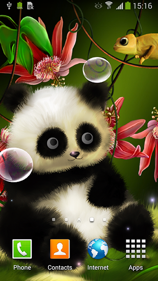 Panda - télécharger gratuit un fond d'écran animé Plantes pour le portable.