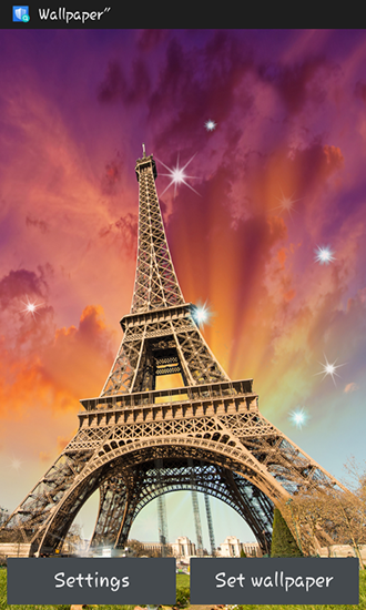 Paris  - télécharger gratuit un fond d'écran animé Paysage pour le portable.