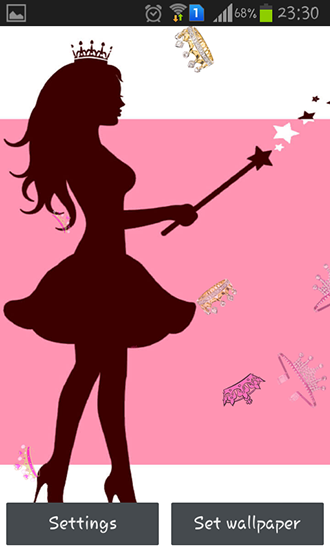 Princesse  - télécharger gratuit un fond d'écran animé Filles pour le portable.