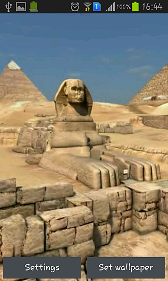 Pyramides 3D - télécharger gratuit un fond d'écran animé pour le portable.