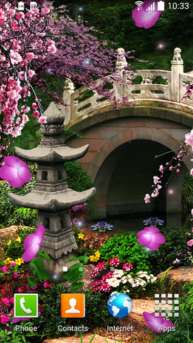 Sakura - télécharger gratuit un fond d'écran animé Interactif pour le portable.