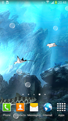 Télécharger Requins 3D , fond d'écran animé gratuit pour Android sur le bureau. 