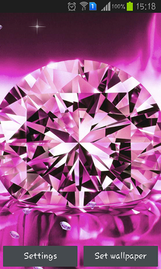 Diamants luisants - télécharger gratuit un fond d'écran animé pour le portable.