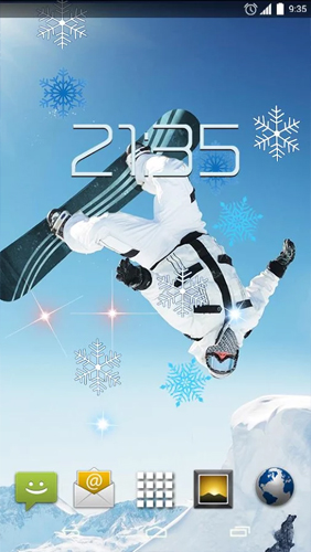 Télécharger Snowboarding, fond d'écran animé gratuit pour Android sur le bureau. 