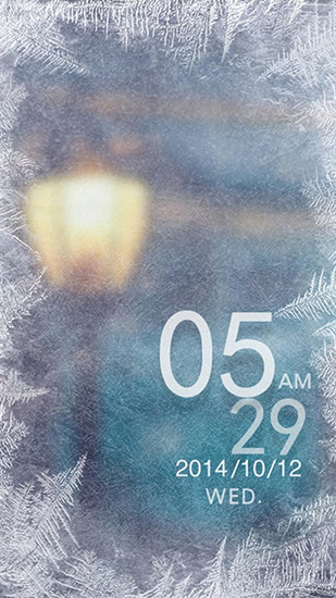 Nuit de neige  - télécharger gratuit un fond d'écran animé Paysage pour le portable.