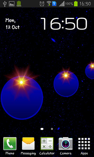 Boules spatiales  - télécharger gratuit un fond d'écran animé Abstrait pour le portable.