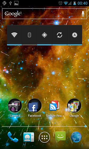 Télécharger Chute d'étoiles 2 3D , fond d'écran animé gratuit pour Android sur le bureau. 