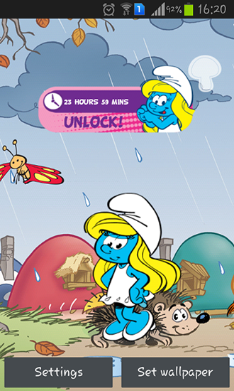 Les Smurfs - télécharger gratuit un fond d'écran animé Cartoons pour le portable.