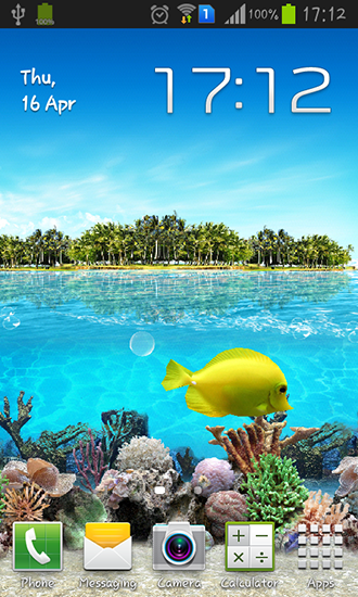 Océan tropique - télécharger gratuit un fond d'écran animé Interactif pour le portable.