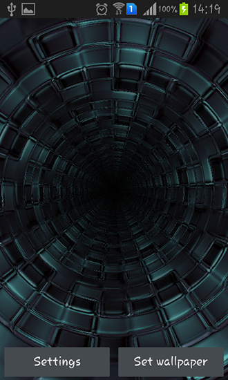 Tunnel 3D - télécharger gratuit un fond d'écran animé Abstrait pour le portable.