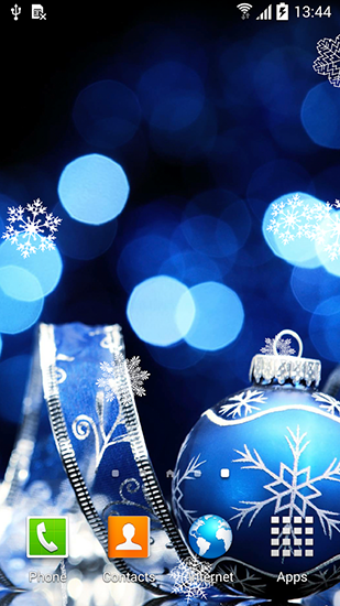 Nuit d'hiver  - télécharger gratuit un fond d'écran animé Paysage pour le portable.