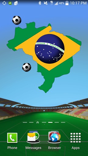 Télécharger gratuitement le fond d'écran animé Brésil: Coupe du Monde  sur les portables et les tablettes Android.