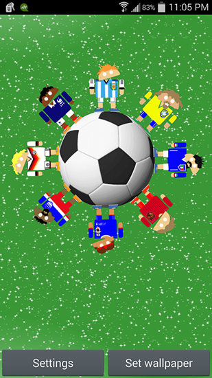 Télécharger gratuitement le fond d'écran animé Robots mondiaux de foot sur les portables et les tablettes Android.