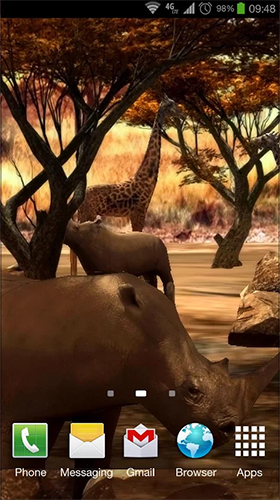 La capture d'écran Afrique 3D  pour le portable et la tablette.