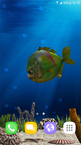 La capture d'écran Poissons d'aquarium 3D  pour le portable et la tablette.