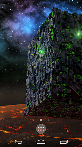 La capture d'écran Borg sci-fi pour le portable et la tablette.