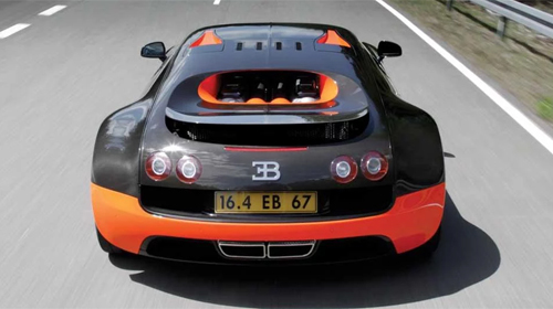 La capture d'écran Bugatti Veyron 3D pour le portable et la tablette.