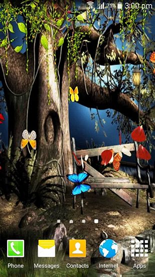 Télécharger Papillon: Nature, fond d'écran animé gratuit pour Android sur le bureau. 