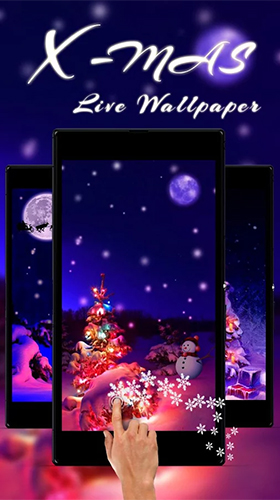 La capture d'écran Sapin de Noël   pour le portable et la tablette.