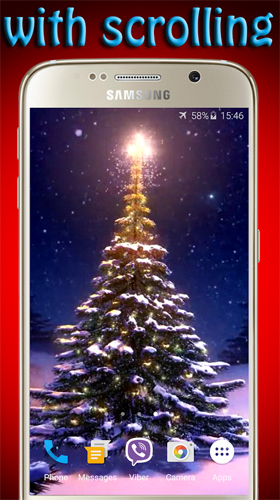 La capture d'écran Sapin de Noël  pour le portable et la tablette.
