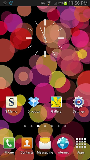 Télécharger Cercles , fond d'écran animé gratuit pour Android sur le bureau. 