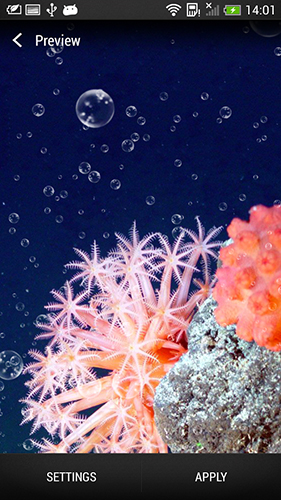 La capture d'écran Récif de corail   pour le portable et la tablette.
