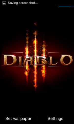 Télécharger Diablo 3: Feu , fond d'écran animé gratuit pour Android sur le bureau. 