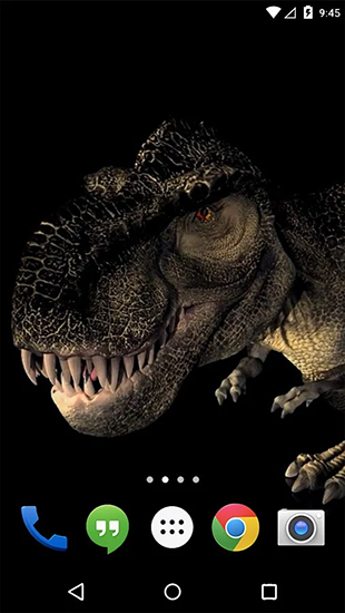 Télécharger Dino T-Rex 3D, fond d'écran animé gratuit pour Android sur le bureau. 
