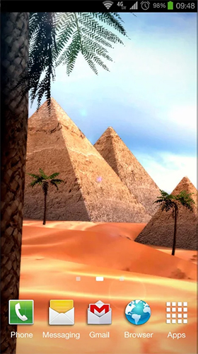 La capture d'écran Egypte 3D  pour le portable et la tablette.