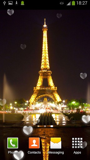 Télécharger La Tour Eiffel: Paris, fond d'écran animé gratuit pour Android sur le bureau. 