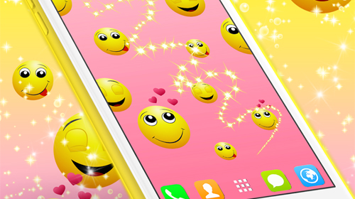 La capture d'écran Emoji pour le portable et la tablette.