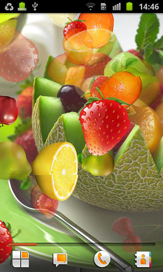 Télécharger Fruits , fond d'écran animé gratuit pour Android sur le bureau. 