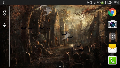 Télécharger Halloween 2015, fond d'écran animé gratuit pour Android sur le bureau. 