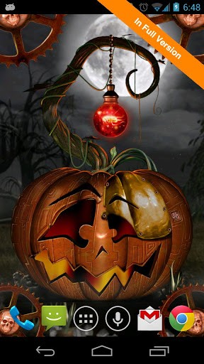 Télécharger Halloween steampunk, fond d'écran animé gratuit pour Android sur le bureau. 