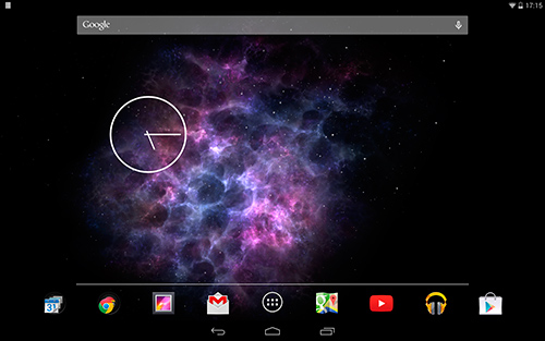 Télécharger La Galaxie glaciale , fond d'écran animé gratuit pour Android sur le bureau. 