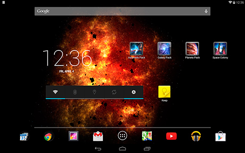 Télécharger La galaxie infernale , fond d'écran animé gratuit pour Android sur le bureau. 